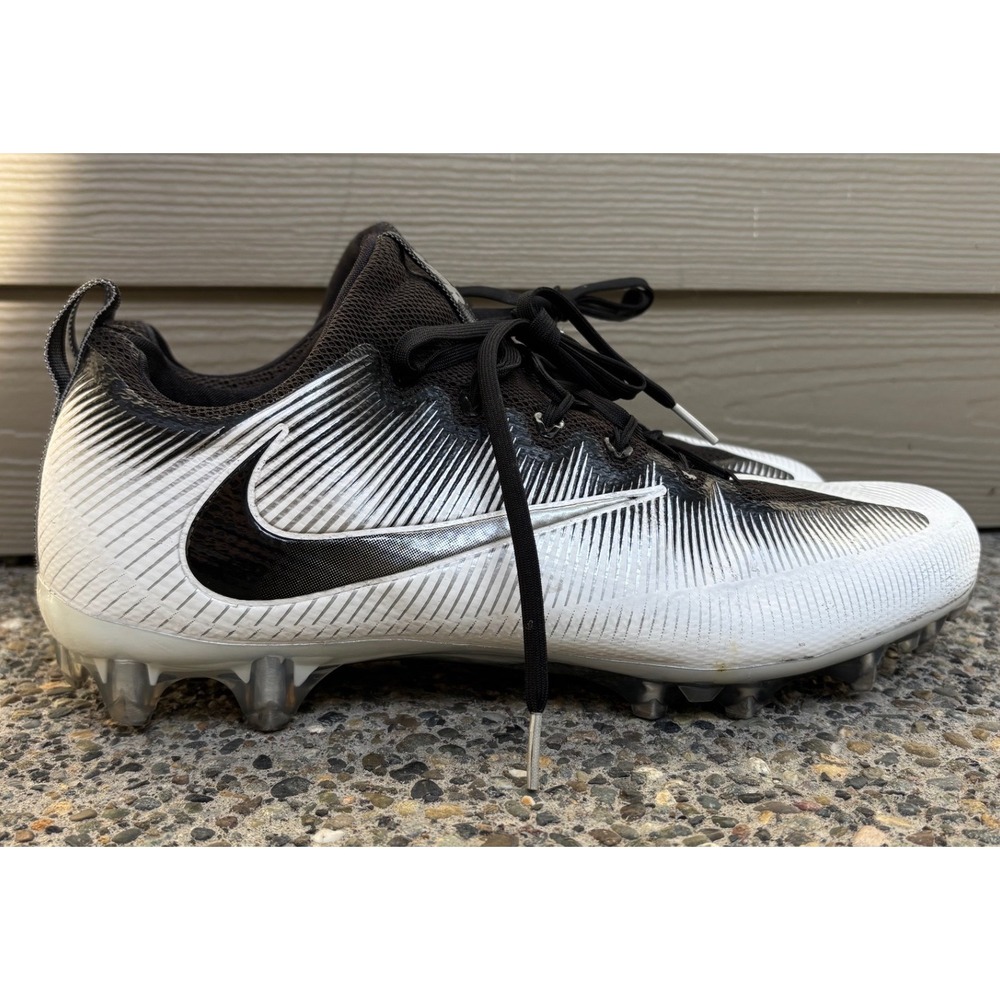 Nike Vapor Untouchable Pro Football Cleats Mens 13 Black White 833385-001